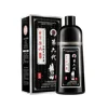 5 Minutes Fast  Natural Black Hair Dye Shampoo Organic Permanent Gray White Hair To Black Hair Dye Shampoo for Women Man 500ml 5