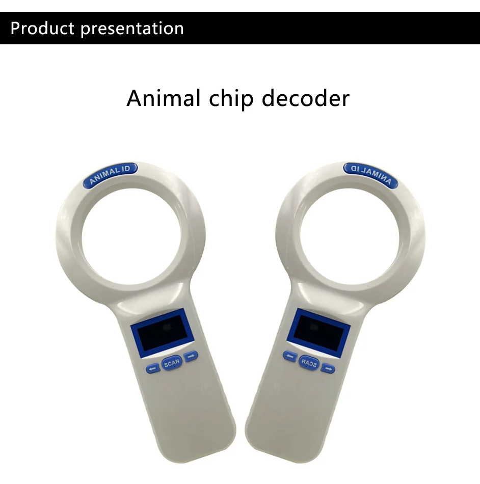 

Contactless Pet Chip Card Reader RF em4305 FDX-B (ISO11784/85) 125khz/134.2Khz Rechargeable USB Dog Microchip Scanner