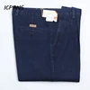 High Waist Denim Jeans For Men Double Pleated Autumn Spring Classic Straight  Blue Jeans Men Casual Broeken Size 30- 42 44 46