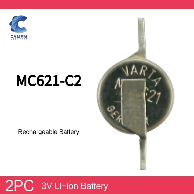 

2pcs MC621 for Mobile Phone Camera Motherboard Memory Backup 3V Rechargeable Battery