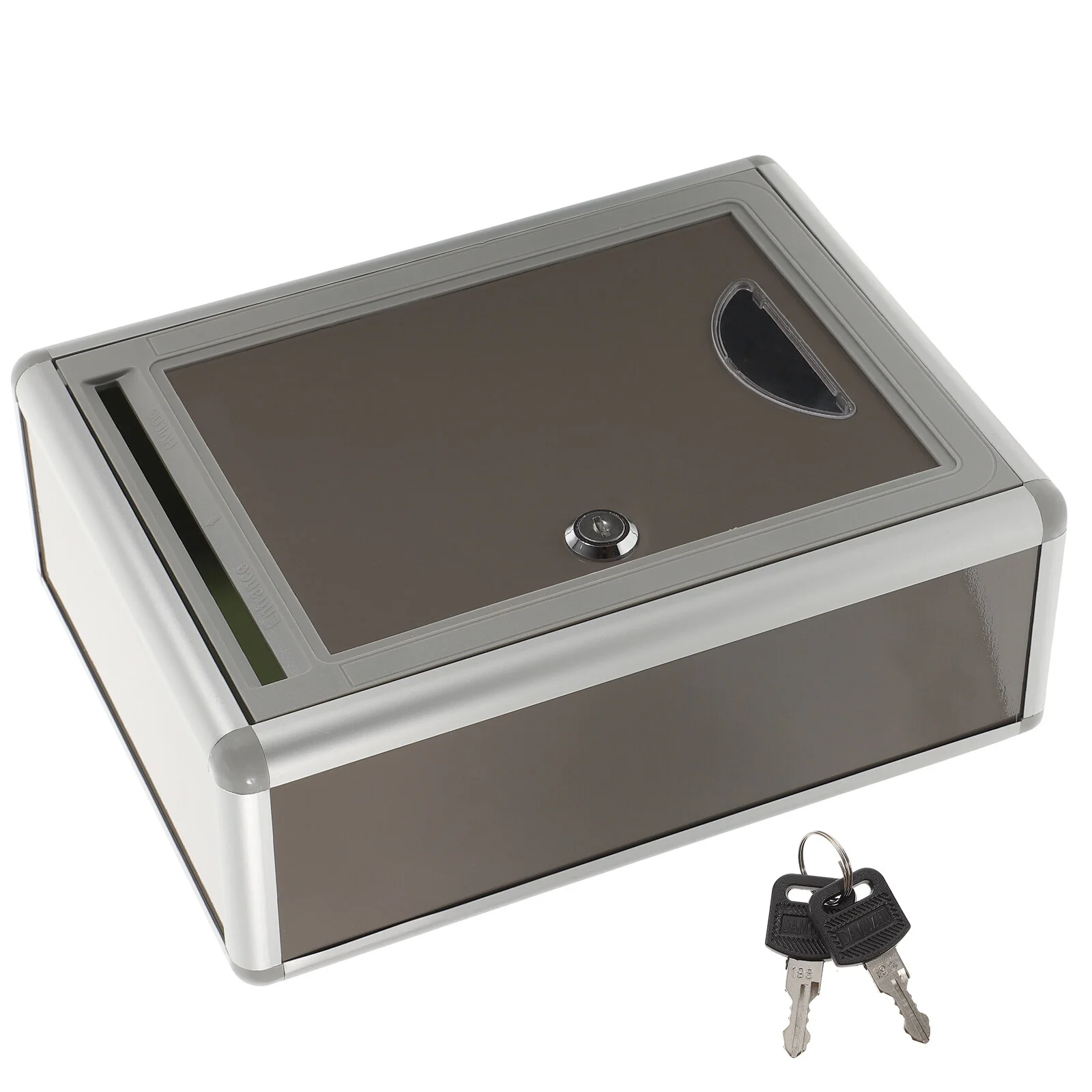 Wall Mounted Mailbox Outdoor Mailbox Aluminium Alloy Mailbox Security Lock Post Small Office