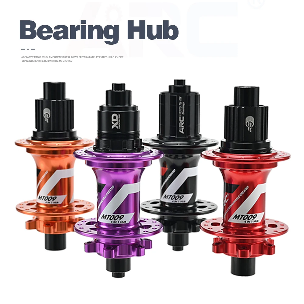 ARC 6 Pawls Hub MT009 MTB Hub Front 9x100 Rear 10x135mm 6 Bolt Disc Brake Bike Bicycle HG Micro Spline Sram XD 8 9 10 11 12v
