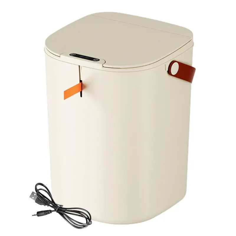 

Automatic Bathroom Trash Can with Lid 20L Recycle Trash Container Household Garbage Bins Touchless Trash for Office home hotel