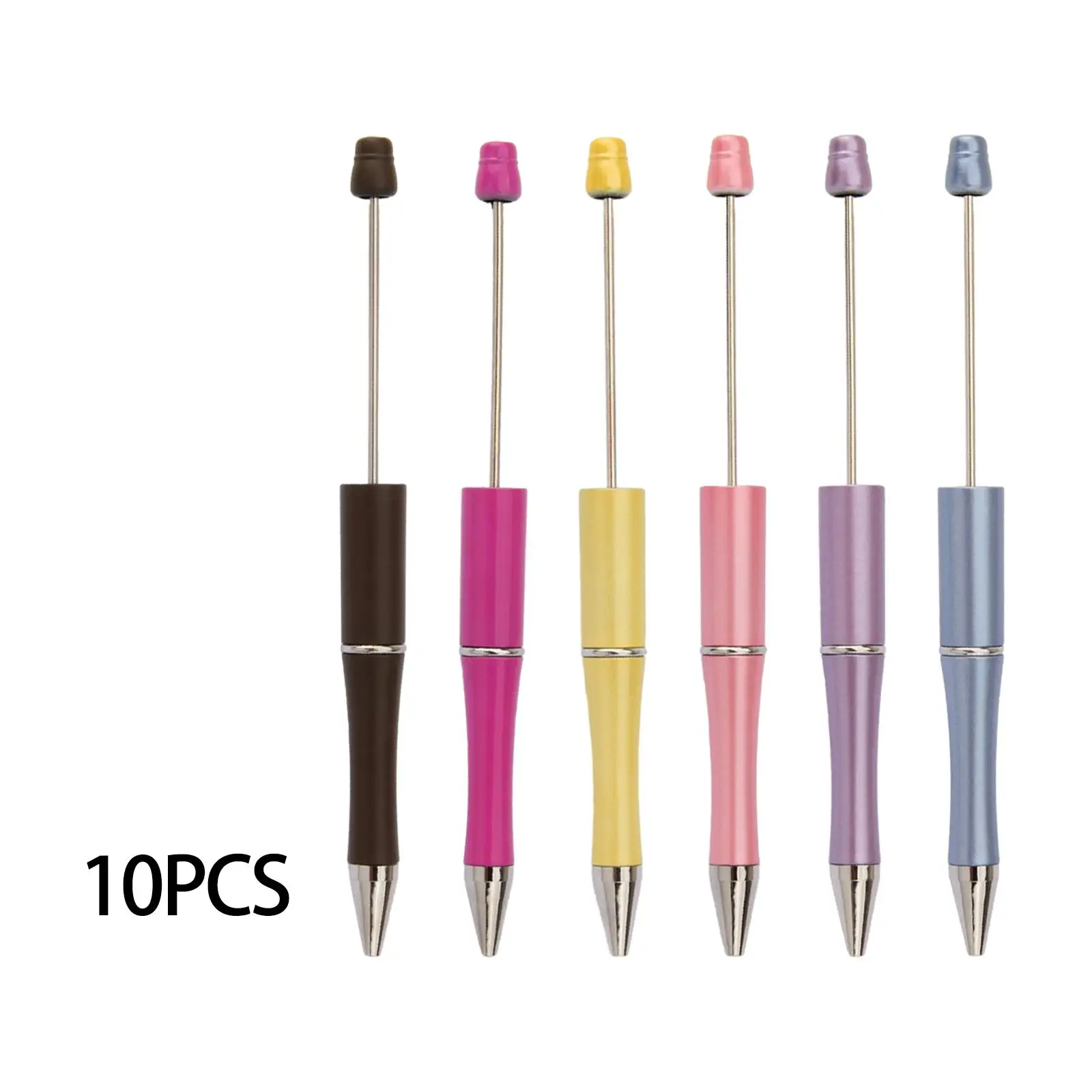 

10 Pieces Beaded Pen DIY Crafting Pens for DIY Pen Kits Gift Supplies School