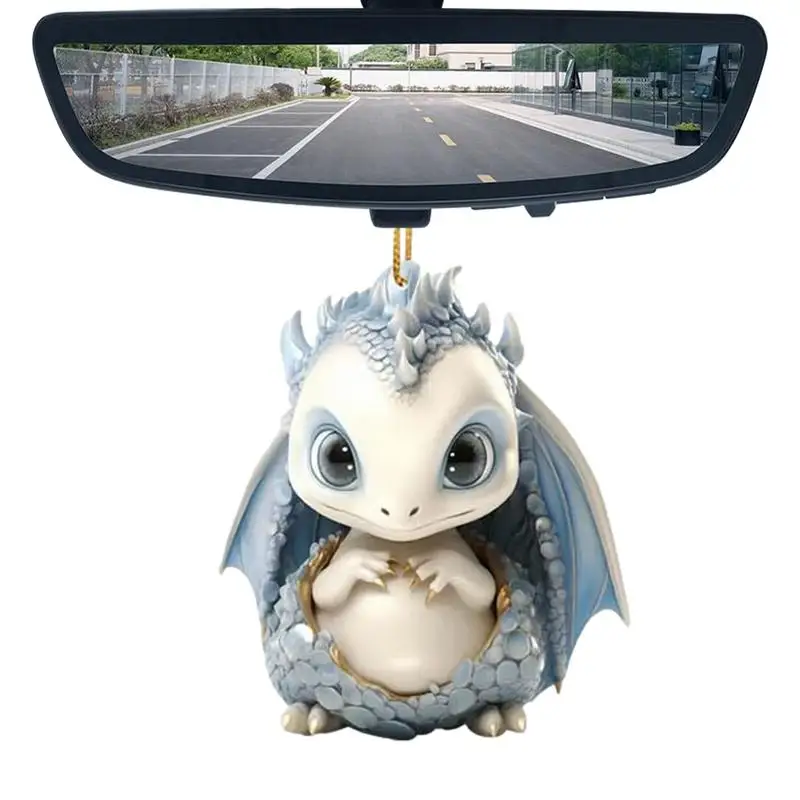 

Dragon Christmas Ornaments Cute 2D Acrylic Dragon Baby Car Pendant Christmas Tree Charm Bag Keychain Bag Decoration Window
