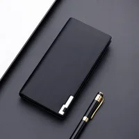 Men's Wallet Long Fashion Multiple Card Slots Men's Wallet Slim Long Thin Mens Luxury Wallet Designer Wallet Men with Coins Bag 1