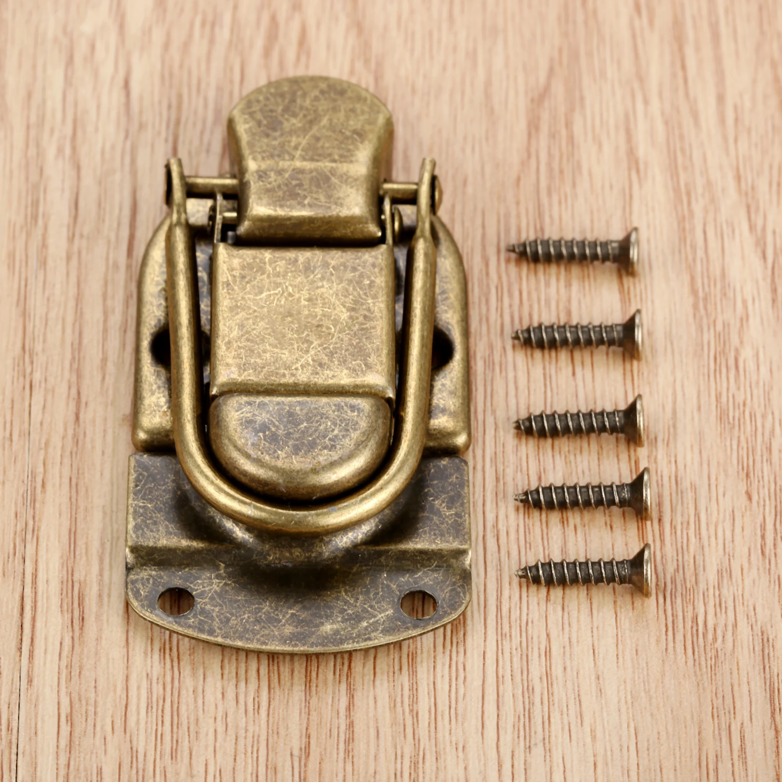 5 Serrature Retrò Per Cassetti E Scatole In Metallo - Stile Vintage Per Armadietti E Portagioie - Foto 8