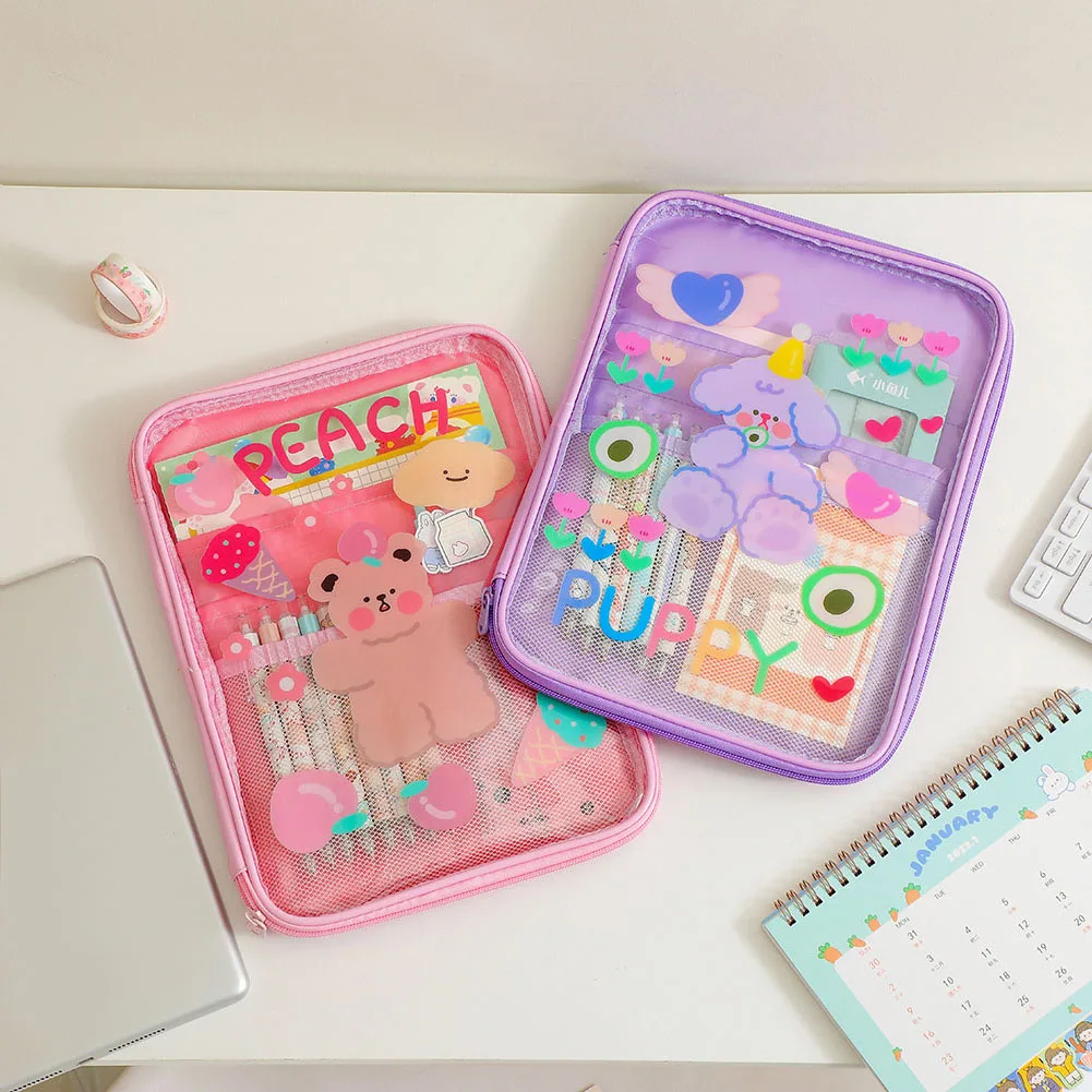 11 inch Cute Tablet Bag Clear Case Travel Portable Cartoon Laptop Sleeve Cover AliExpress