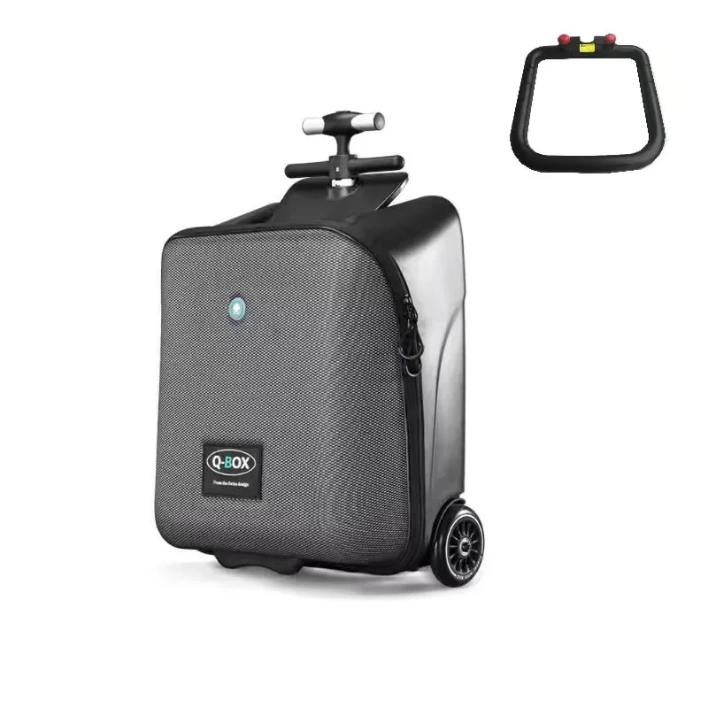 新品タグ付Q-BOX 乗れるキャリーケース スーツケース バッグ 子供乗せ