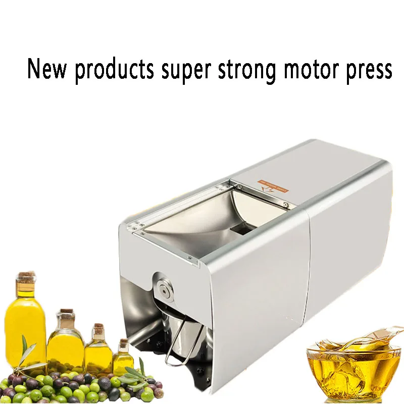 Stainless Steel Oil Press Machine Hot and cold oil machine,home oil presser, Peanut flaxseed olive extractor 350w 110v/220v