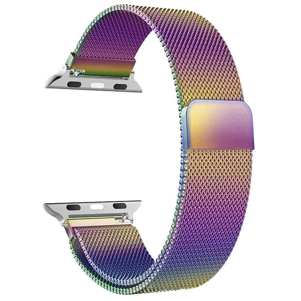 Sophisticated Milanese Loop Metal Wristband Bracelet