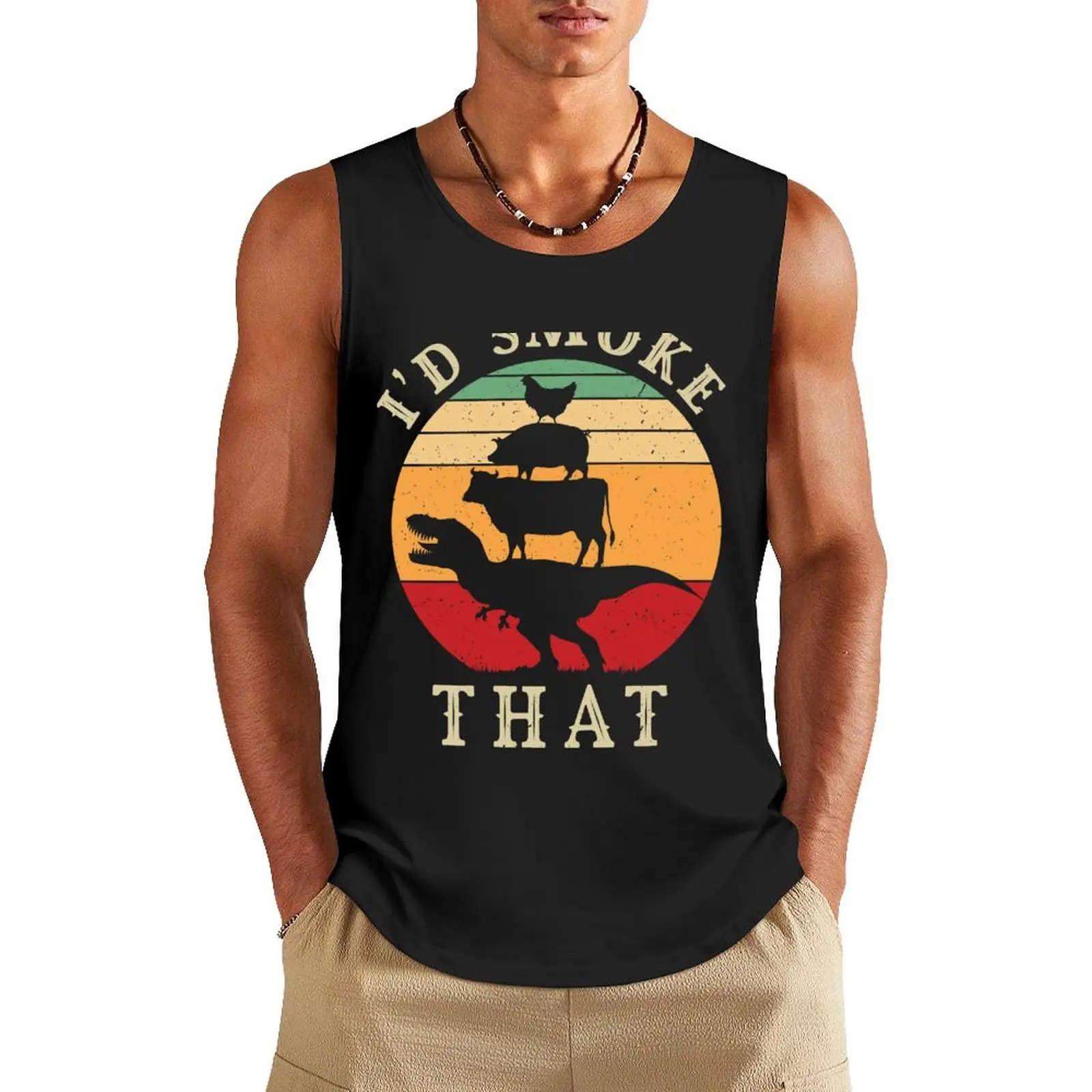 

Футболка I 'd Smoke That Perfect Pitmaster, подарок, майка для мяса, гриля, барбекю, брикет T-rex, летняя одежда для мужчин, футболки для мужчин
