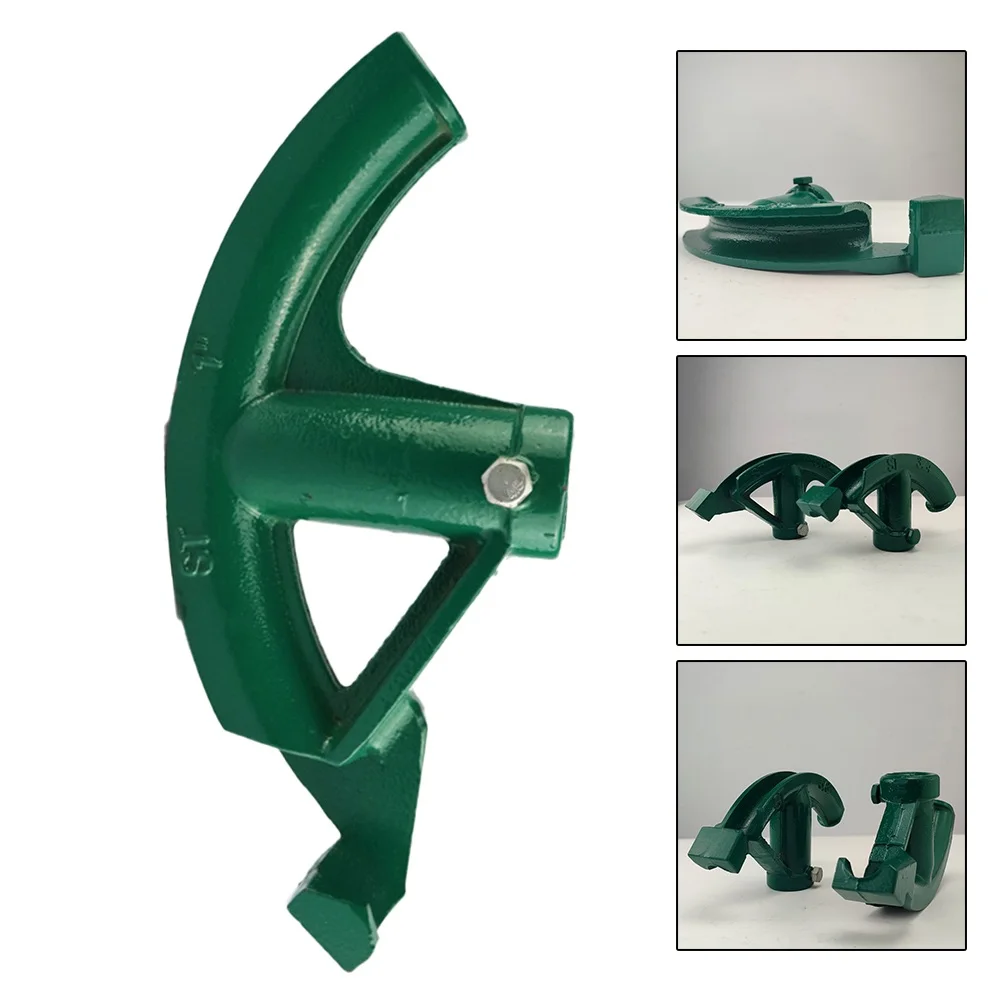 1 Pcs Manual Steel Pipe Bender Tube Bending Forming Tools Conduit Bender Head Green Wiring Tube Forming Tool Hand Tools