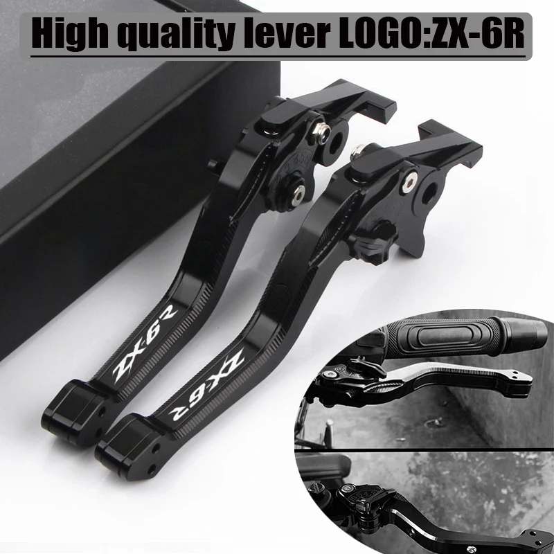 

For KAWASAKI ZX-6R ZX636R ZX6RR ZX6R 2000-2004 NEW High Quality Motorcycle Accessories 3D CNC Adjustable Brake Clutch Lever