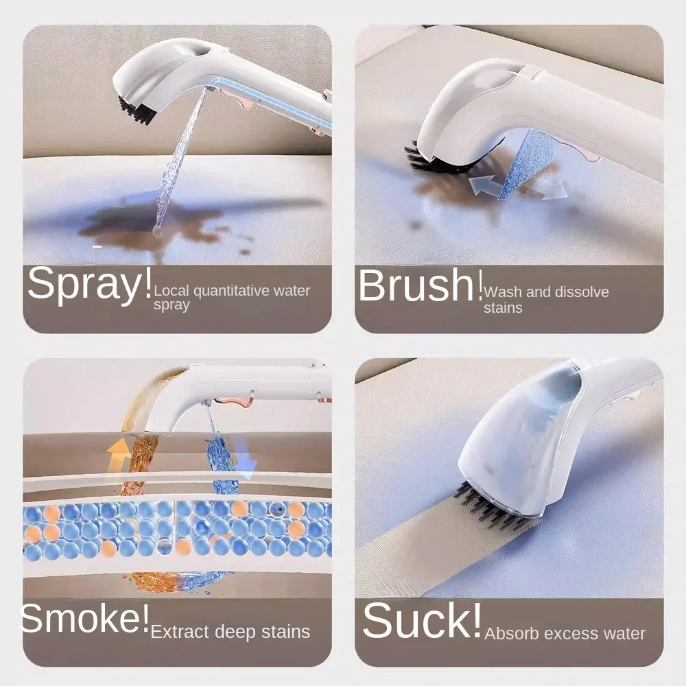 Description Picture 4 of itemUwant Fabric Sofa Cleaning Spray Suction Non-disassembly Carpet Cleaning Machine Household Appliances 12000pa Robot Vacuum