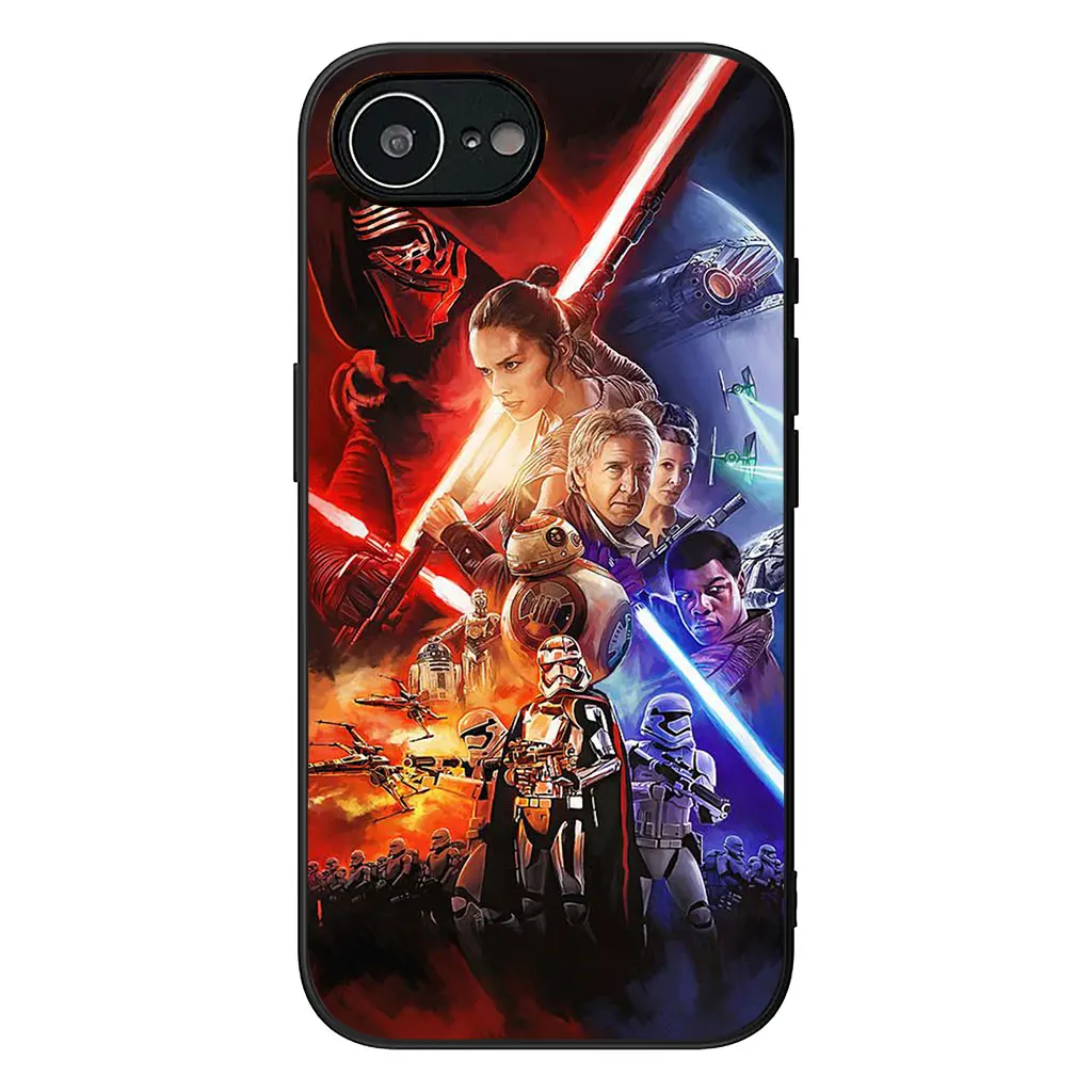 Galactic Warrior Phone Case with Iconic Characters Design