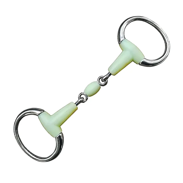 XSXS-Horse Snaffle Bit, Stainless Steel Loose Ring Horse Mouth Bit, Loose Link Horse Mouth Bit For Horse Training And Riding 4