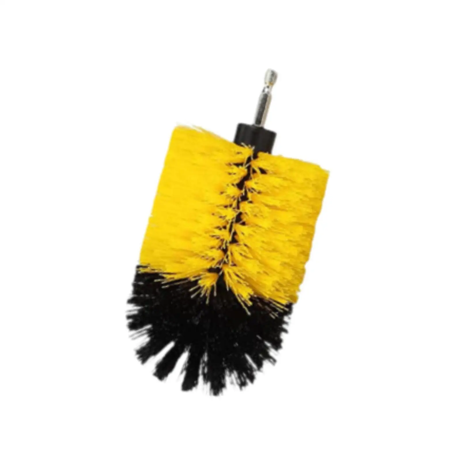 Auto Detailing Drill Brush Car Cleaner Wash Brush Yellow Household Cleaning Supplies Accessory for Floor Mats Car Carpet
