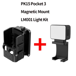 Compact Magnetic Mini Waterproof LED Video Light for Vlogging - 500mAh Rechargeable