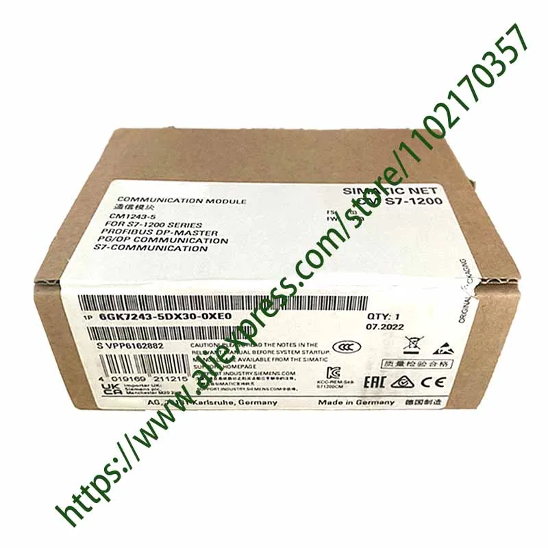 

Новый оригинальный 6GK7243-5DX30-0XE0 6GK7 243-5DX30-0XE0 6GK72435DX300XE0 6GK7242-5DX30-0XE0 со склада
