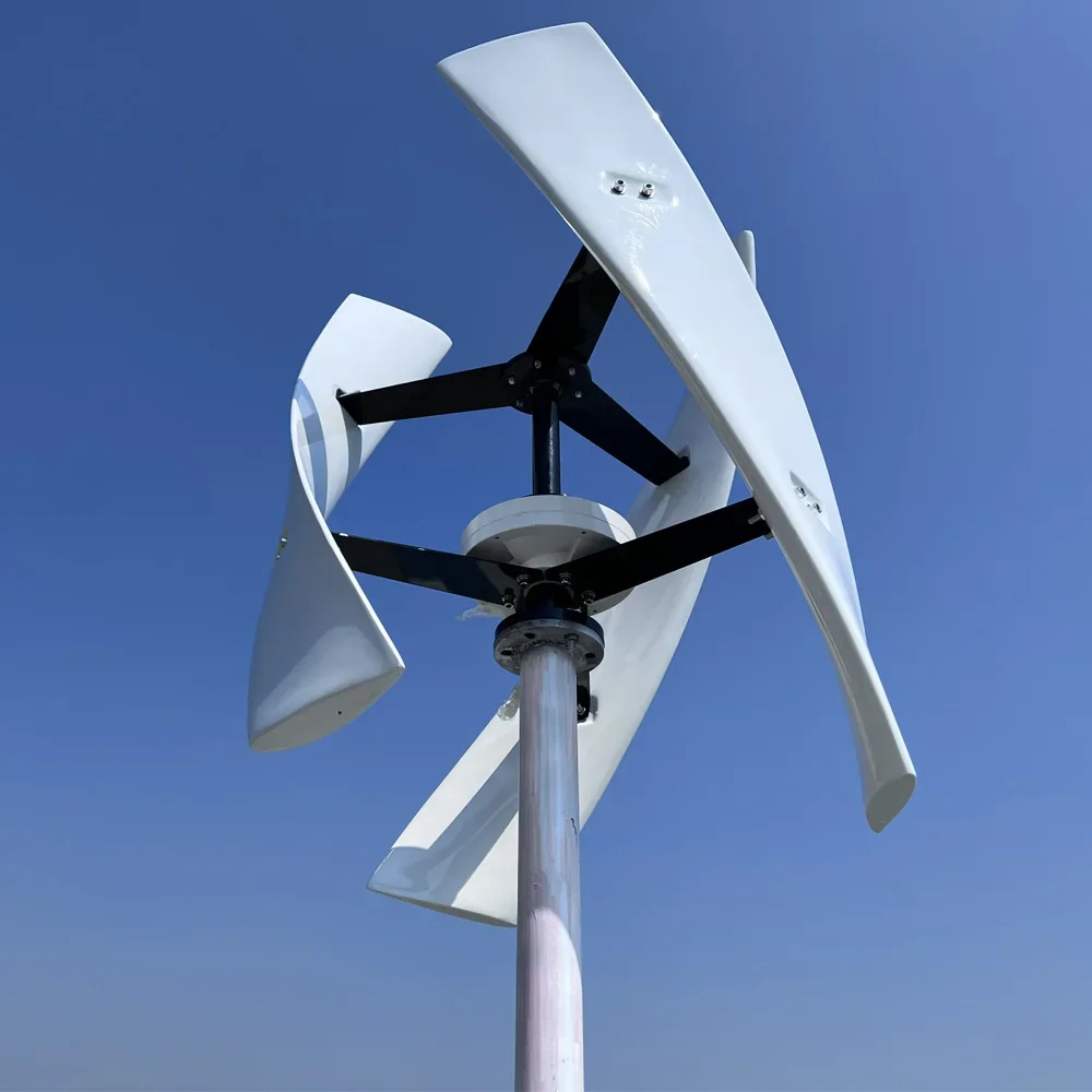 Wind Turbine Vertical High Voltage Generator 6KW 12V 24V 48V MPPT Charge Controller Home Use Hybrid Charge