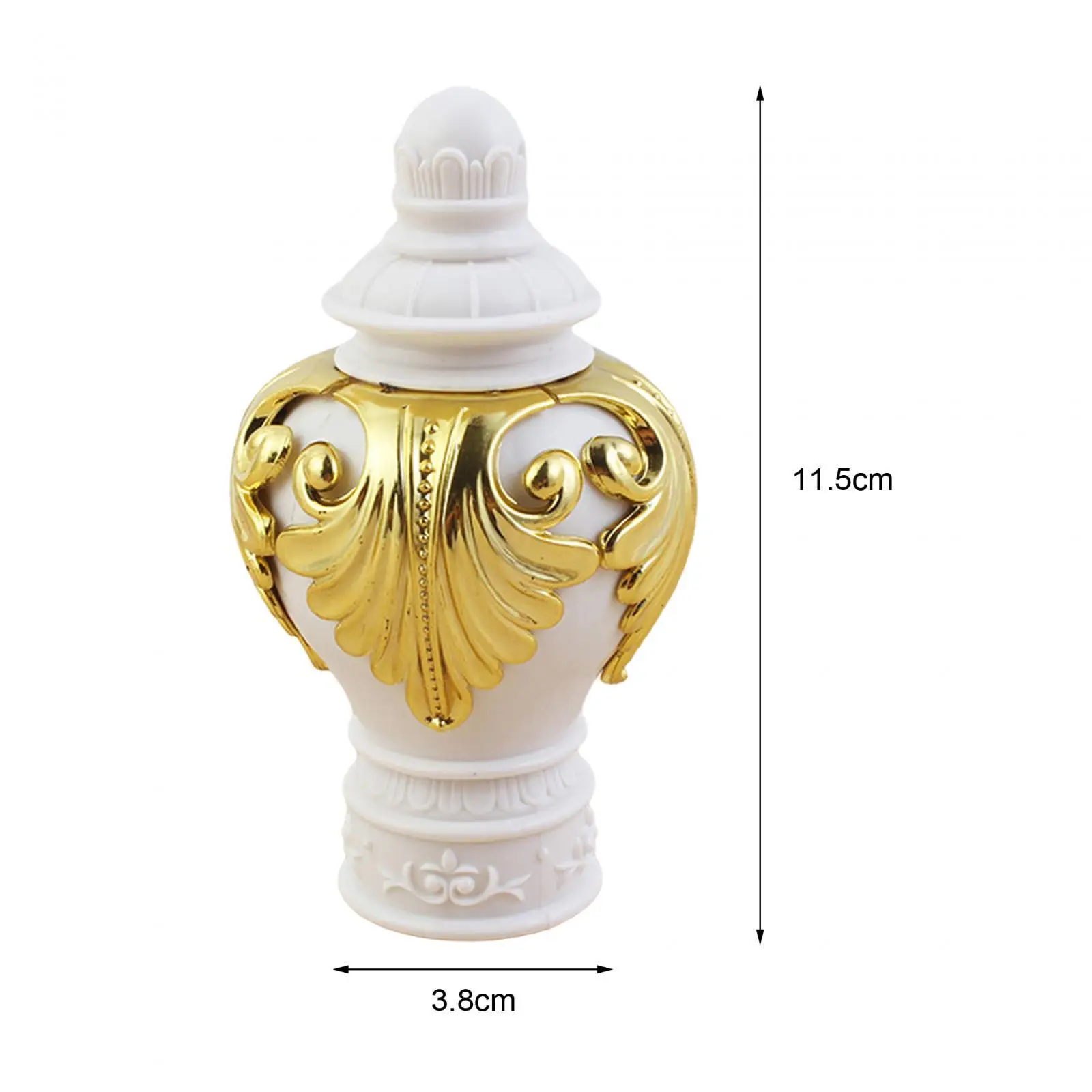 Curtain Rod End Caps Curtain Accessories Drape Rod Finials Curtain Finials for Home Living Room Bedroom Bathroom Decoration