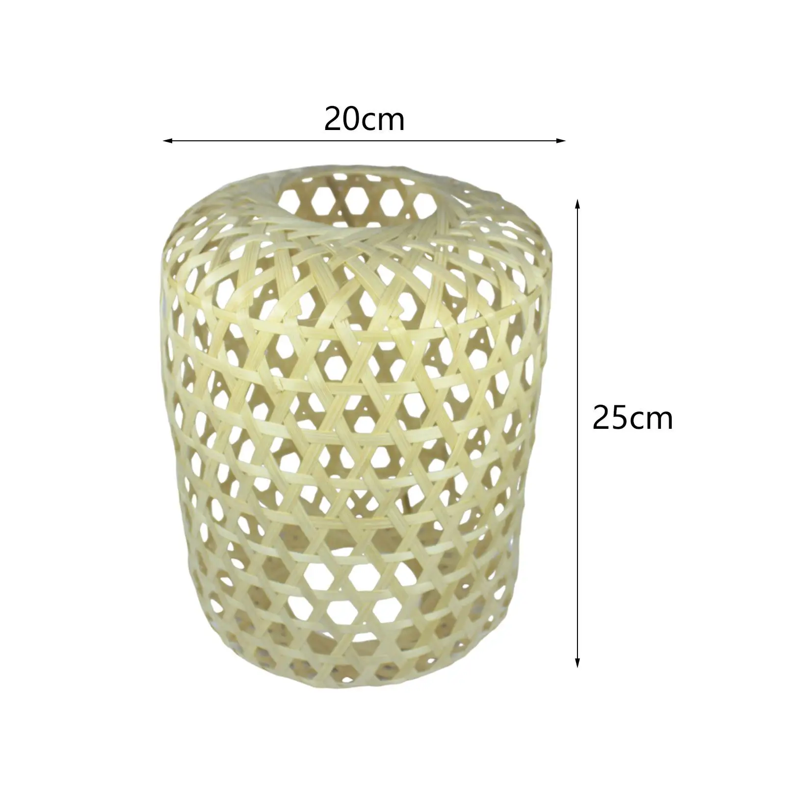 Rattan Lampshade Handmade Bamboo Lampshade for Dining Table Home Restaurant