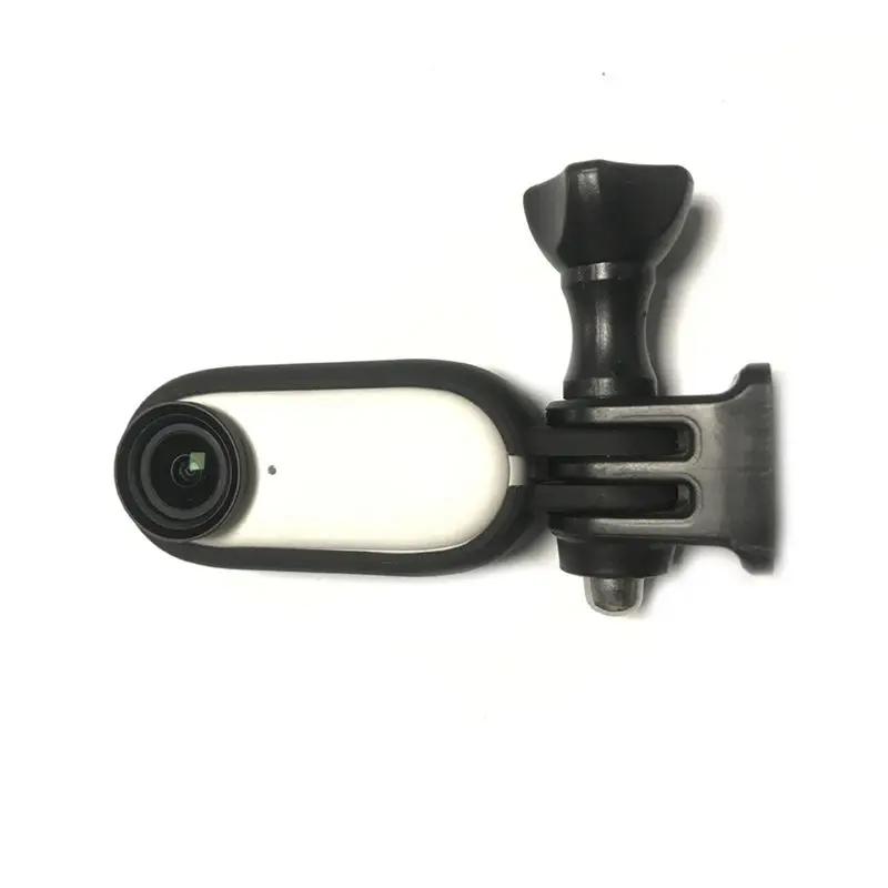 Insta360 Go2용 M05K 보호 프레임 마운트 1/4 스레드 어댑터 조정 가능한 각도 브래킷 안정기 Insta360 Go2용 2 In1