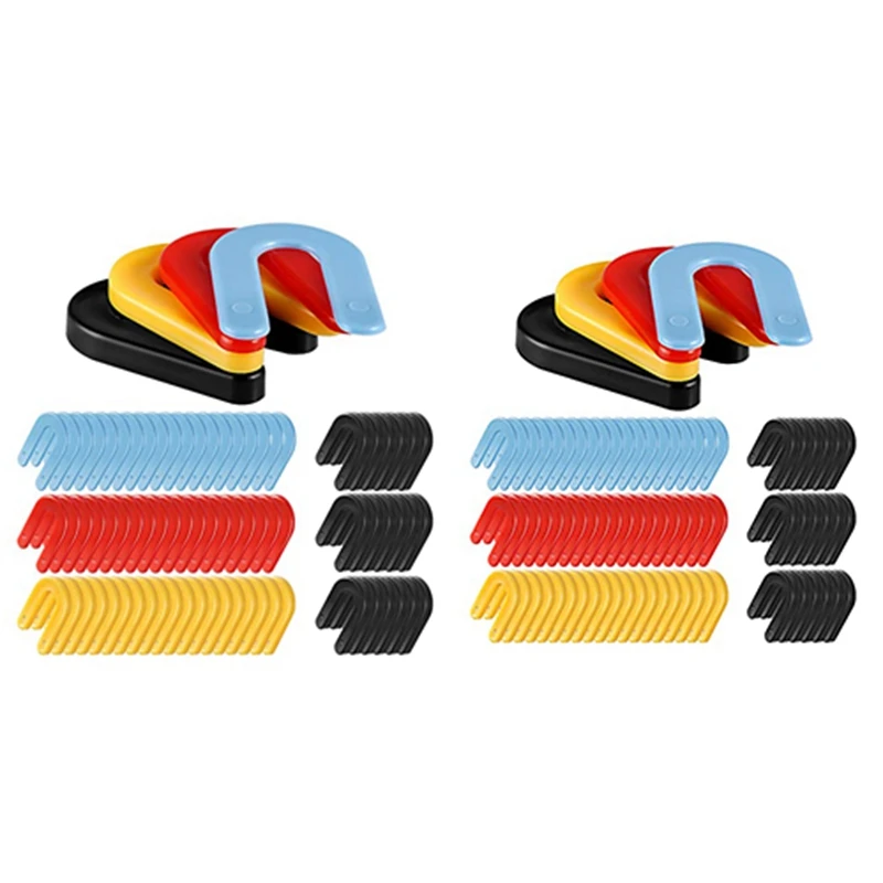 440 Pieces Horseshoe Shim Tile Spacers Shims Structural Horseshoe U Shaped Tile Shims Plastic