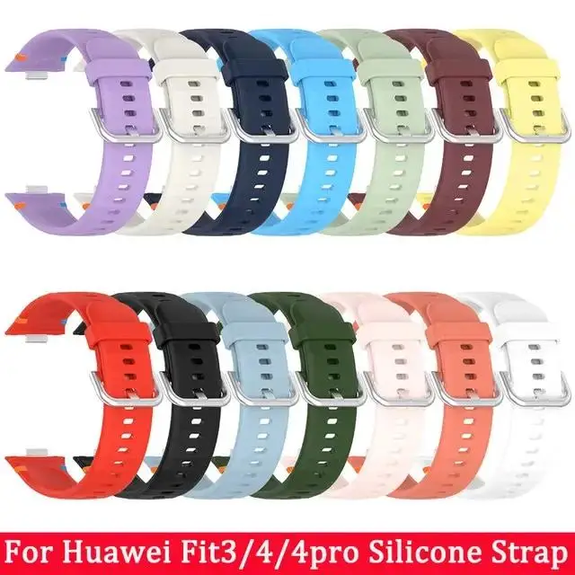 Enhanced Silicone Sport Strap for Smartwatches - Durable Replacement Wristband