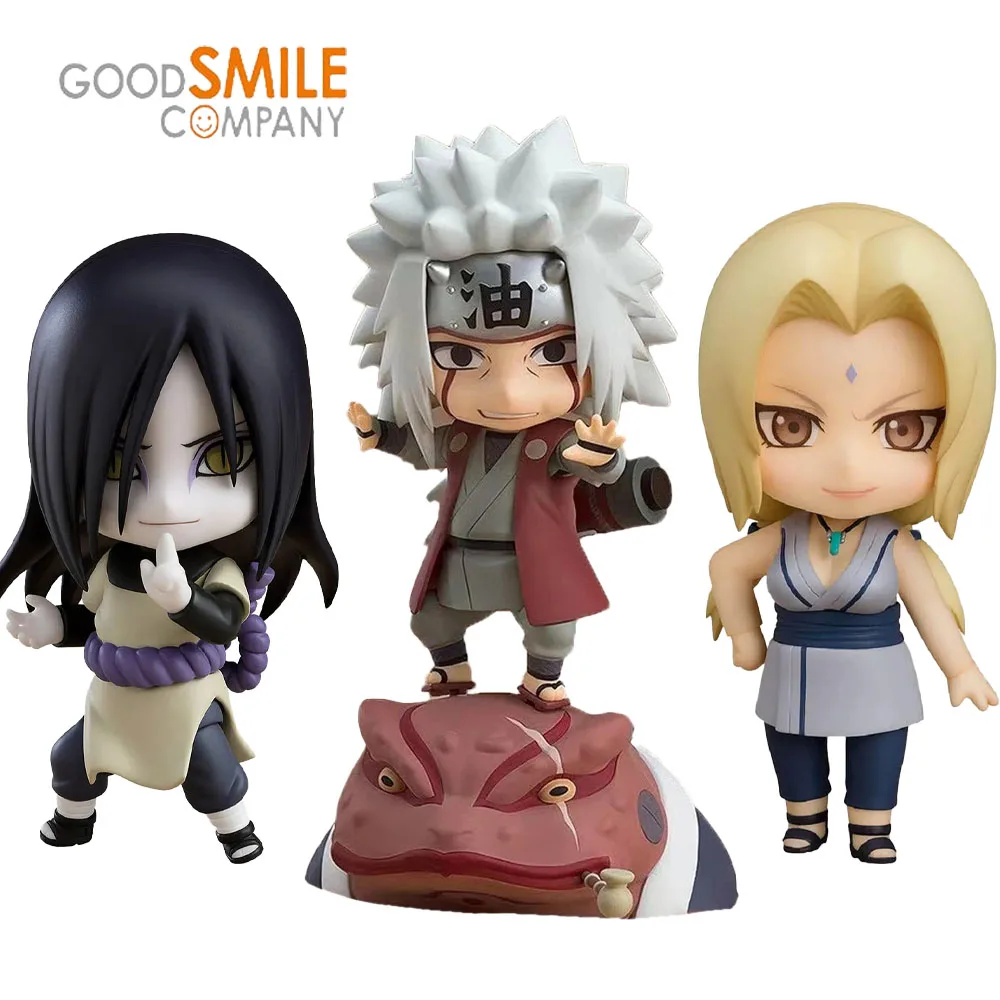 

Original Good Smile NARUTO Nendoroid 886 Jiraiya Nendoroid 1232 Orochimaru Nendoroid 1008 Tsunade Anime Figure Model Dolls Toy
