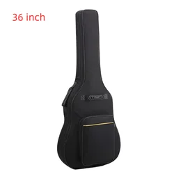 Acoustic Guitar Bag with Thick Padding and Water-Resistant Finish, Adjustable Shoulder Strap, and Dust-Proof Protection (Acoustic 36 inch)