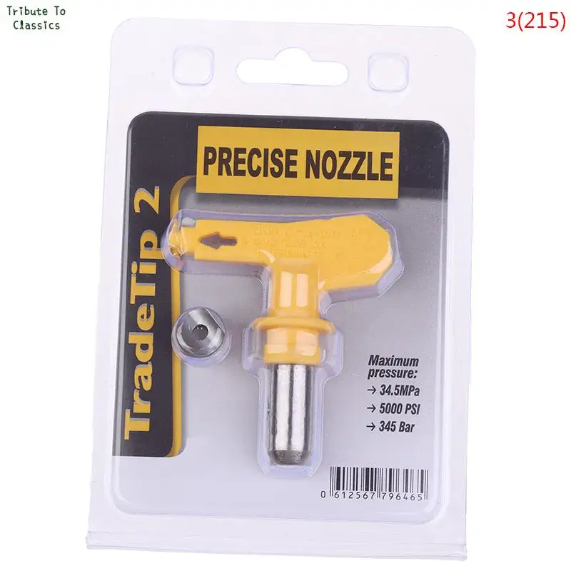 Yellow Series 5 Airbrush Nozzle For Painting Airless Paint Spray G Un Tip Powder Coating Portable Paint Sprayer Auto Repair Tool welding hard hat