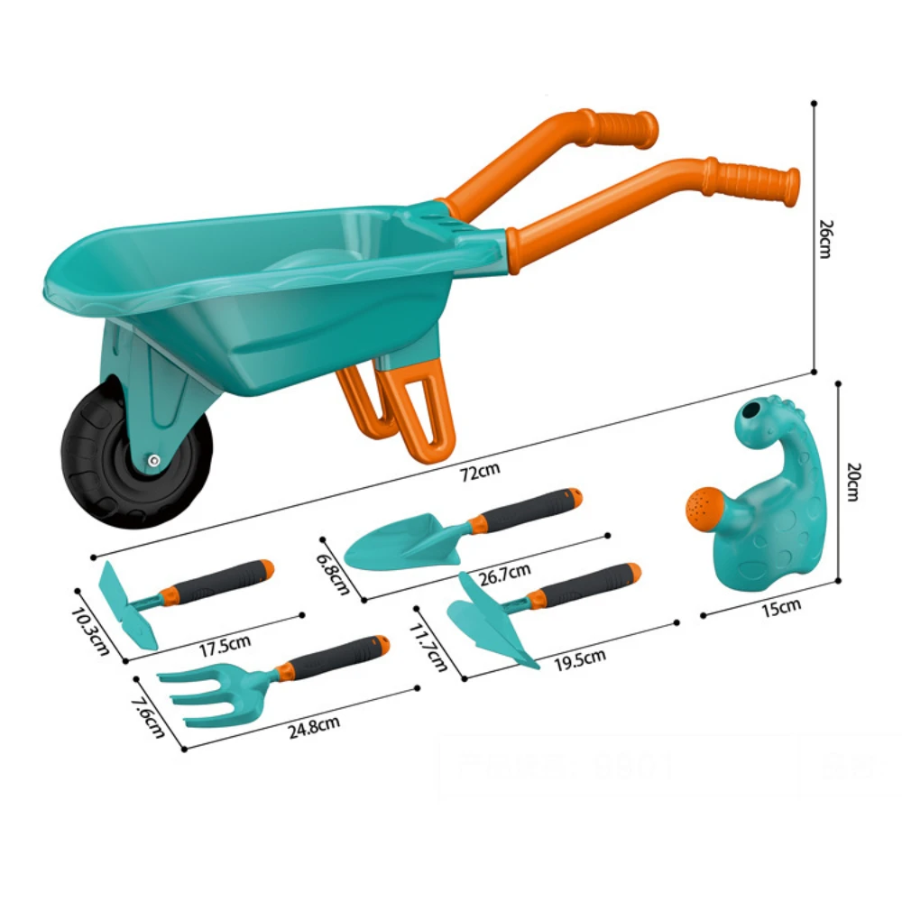 WizKidz Kids Gardening Tools Outdoor Playset Backyard Fun Boys Girls DIY Garden Building Preschool Activities and Learning Gift