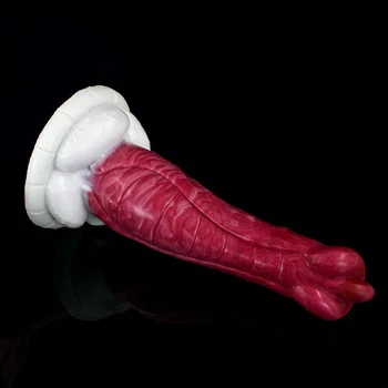 NUUN Alien Color Silicone Simulation Animal Dildo Big Sucker Female G Spot Penis Orgasm Massage Adult Sex Toy Butt Plug 4