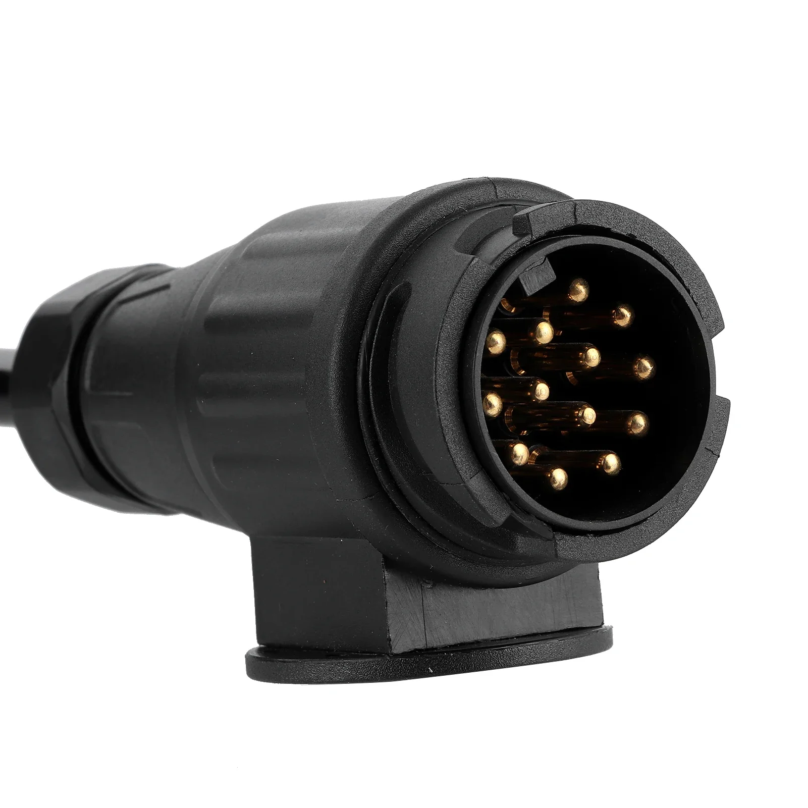 1Pc 13Pin To 13 Pin Plug Adapter Trailer Connector Towbar Towing Waterproof Plugs Socket Adapter For trailer RV car ship