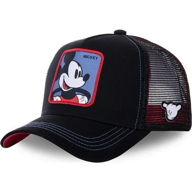 Disney Cartoon Anime Mesh Hat Mickey Mouse Baseball Cap Peaked Cap Mesh Mickey Hat Trucker Hat 2
