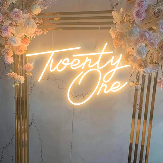 One Birthday Neon Sign