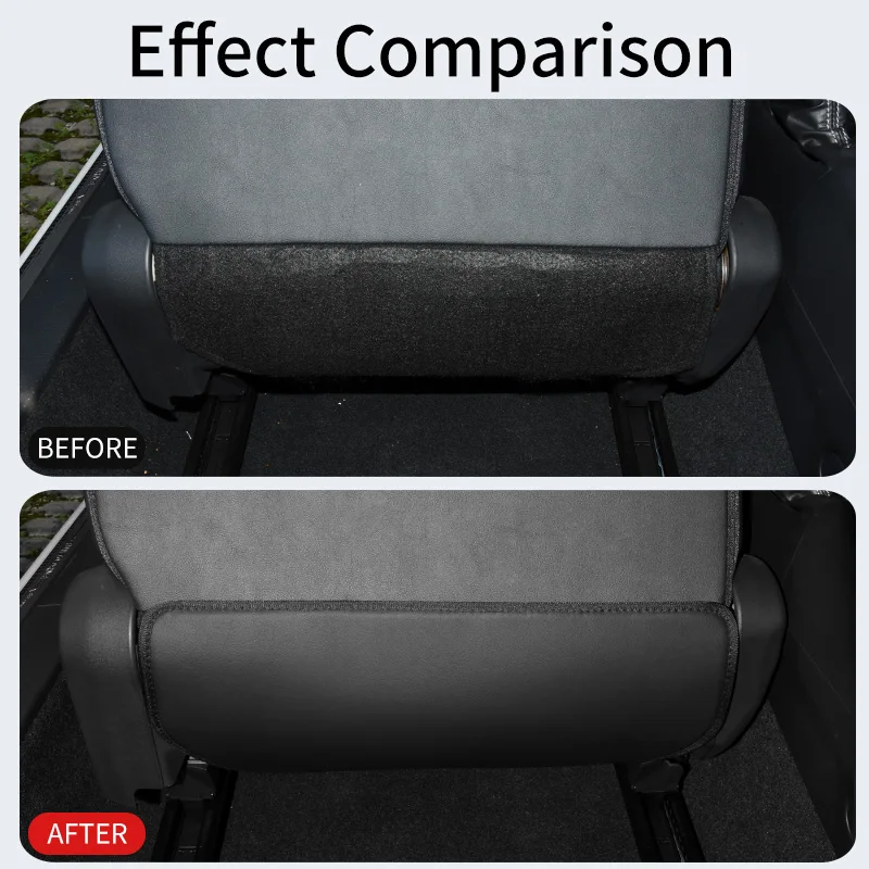 자동차 시트 등받이 보호 커버 가죽 자동 시트 쿠션 발차기 방지 매트 진흙 방지 스티커 (도요타 GR86 GT86 스바루 BRZ 용)