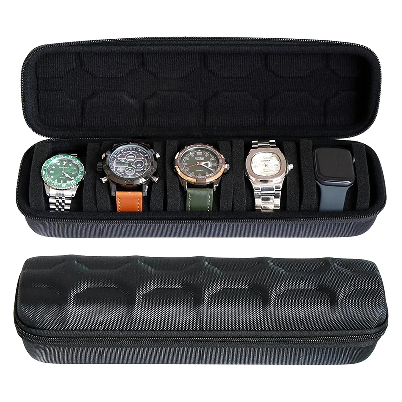 Watch Box Organizer For Men Or Women Watch Travel Case Portable Storage Display Holder For Wristwatches And Smart Watches
