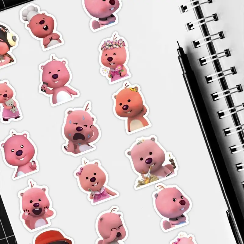 100 Stück hochwertige, wasserfeste Aufkleber mit niedlichem Pororo-Cartoon, DIY-Dekorationsaufkleber, Kindertagebuch, Kritzel-Spielzeug, Geschenke – Detail 20
