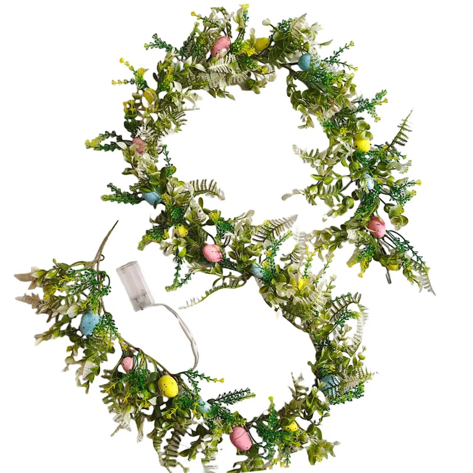 

Easter Tinsel Garland Outside Holiday Twist Artificial Porch Hanging Garland