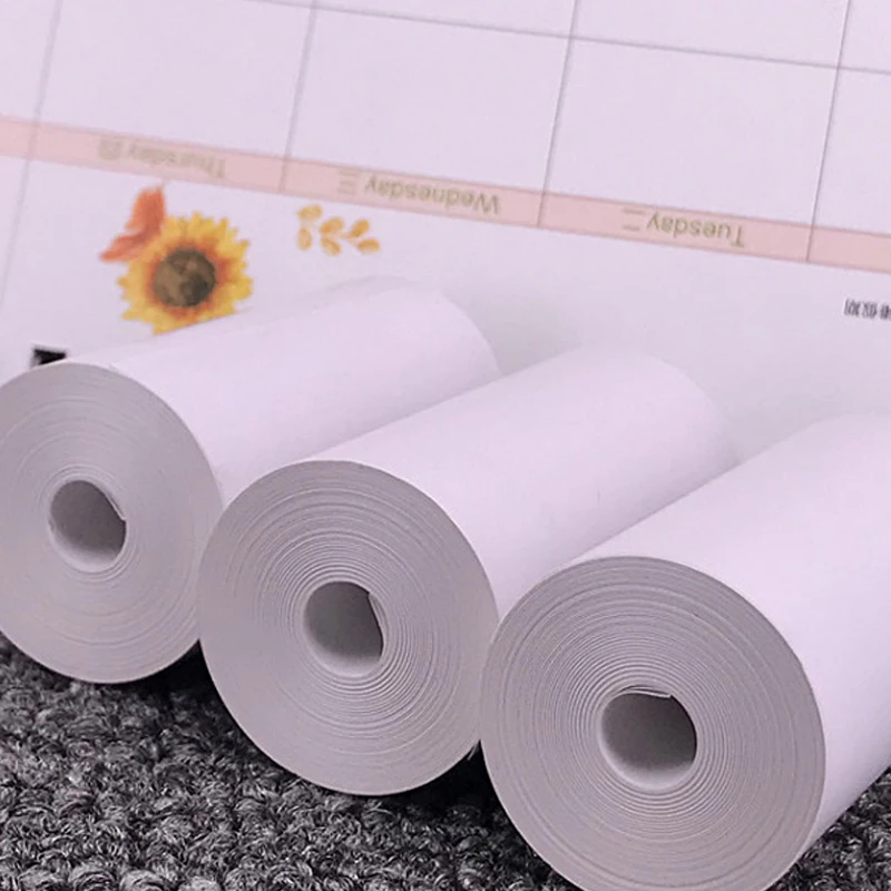 Mini-Drucker-Aufkleberpapier, Thermopapierrollen für C9 C15 Mini-Drucker Kinder-Sofortbildkamera, farbiges selbstklebendes Papier 25X57mm. – Detail 4