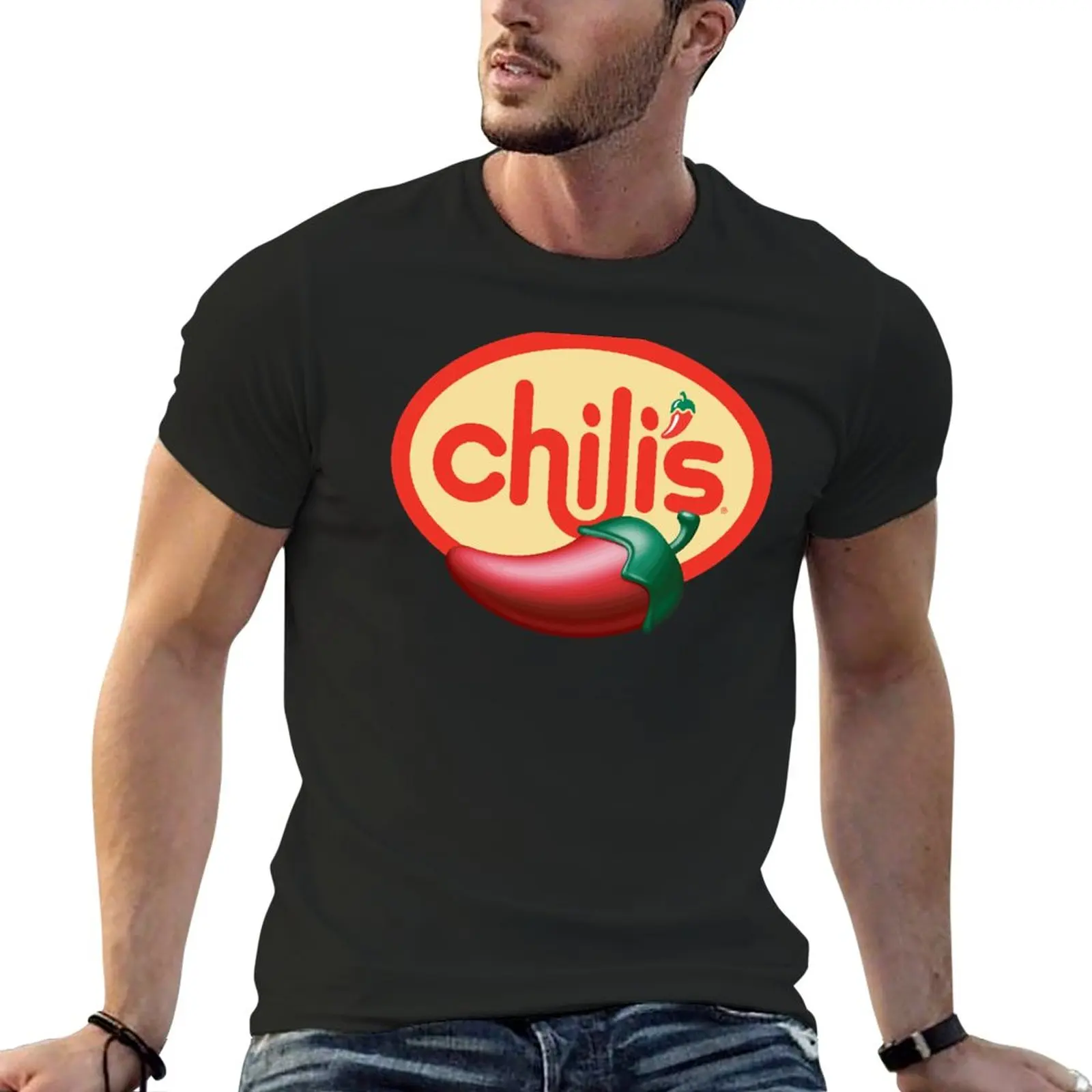 

New Chili's For Men And Women T-Shirt plus size tops boys t shirts graphic t shirt black t-shirts for men