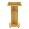 Conference Presentation Stand, Portable Presentation Standing for Classroom, Movable Desk for Classroom Church Flexible to Move 3