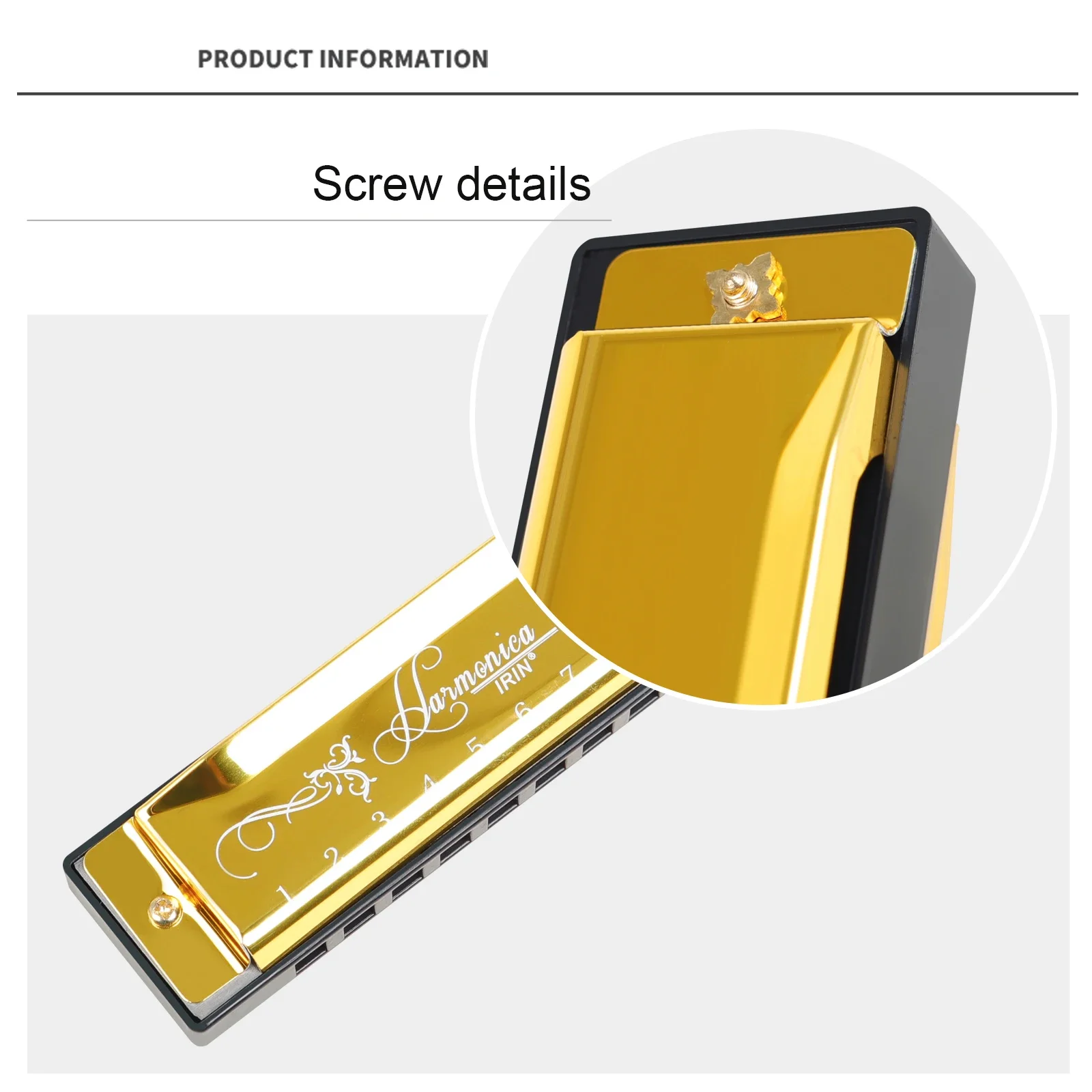 10 Holes 20 Tone C Key Harmonica Set For Professional Beginner IRIN Hohner diatonic harmonica