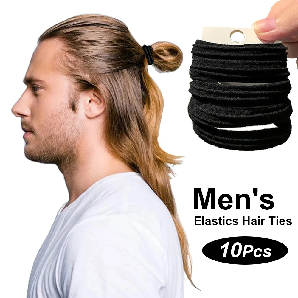 10-p-s-set-alta-elasticidade-do-cabelo-dos-homens-la-os-rabo-de-cavalo