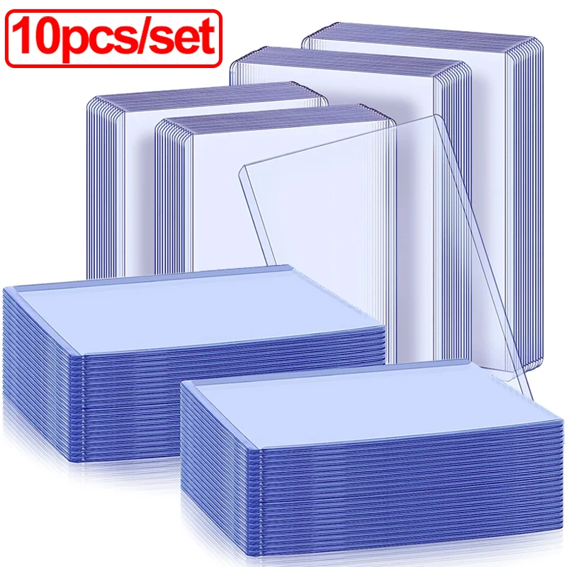 Pack De 10 Fundas Magnéticas Para Cartas 35PT Con Protección UV – Toploaders Transparentes Para MTG, Deportivas Y Coleccionables