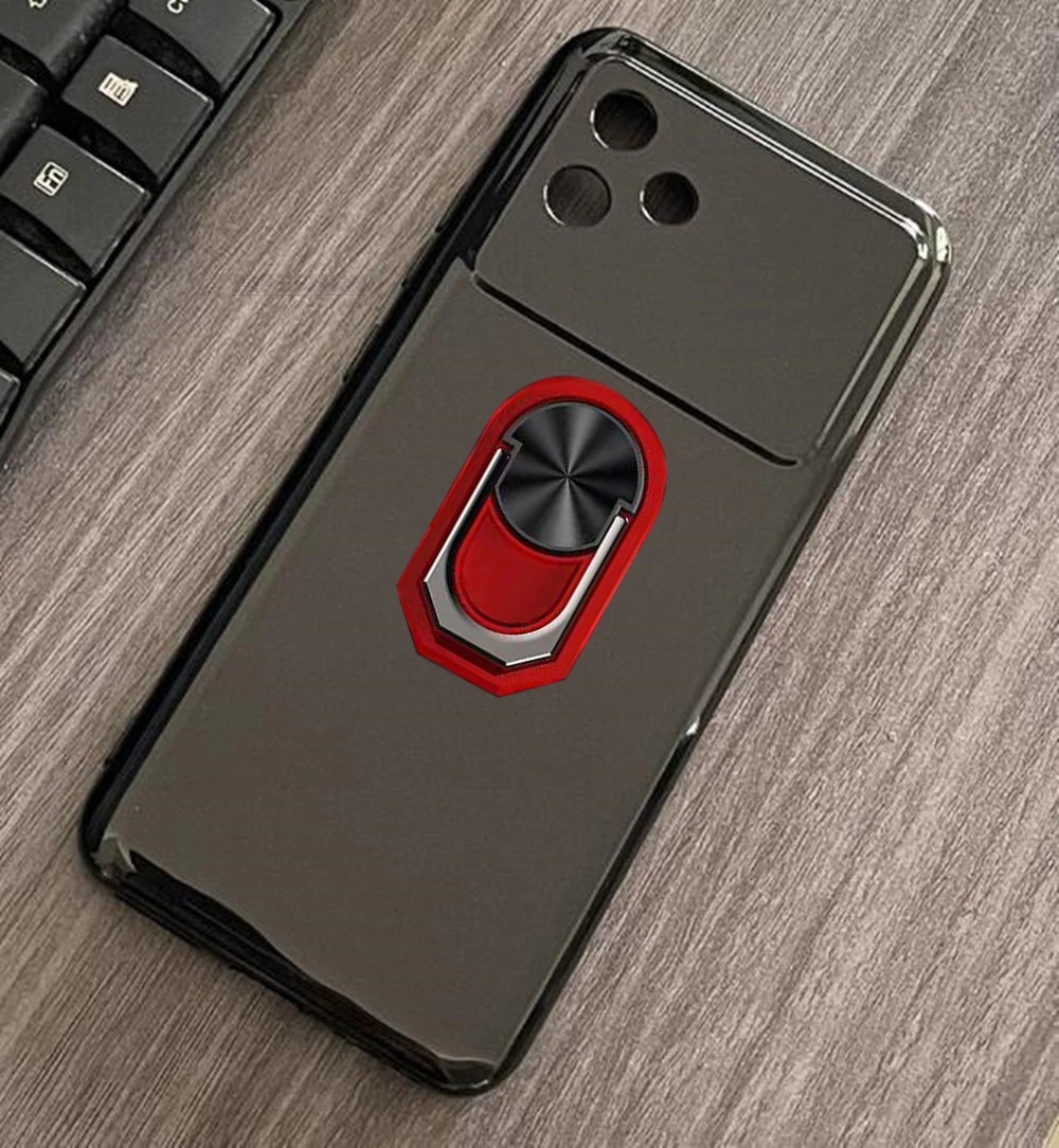 Premium Soft TPU Silicone Phone Case with Finger Ring & Bracket – Enhanced Grip and Protection