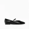 Spring Designer Red Women Ballet Shoes Casual Round Toe Flats Patent Leather Office Female Shoes 5